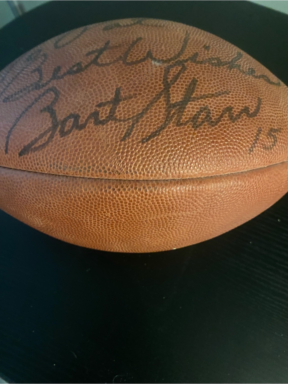 Wilson Brown Autographed Football